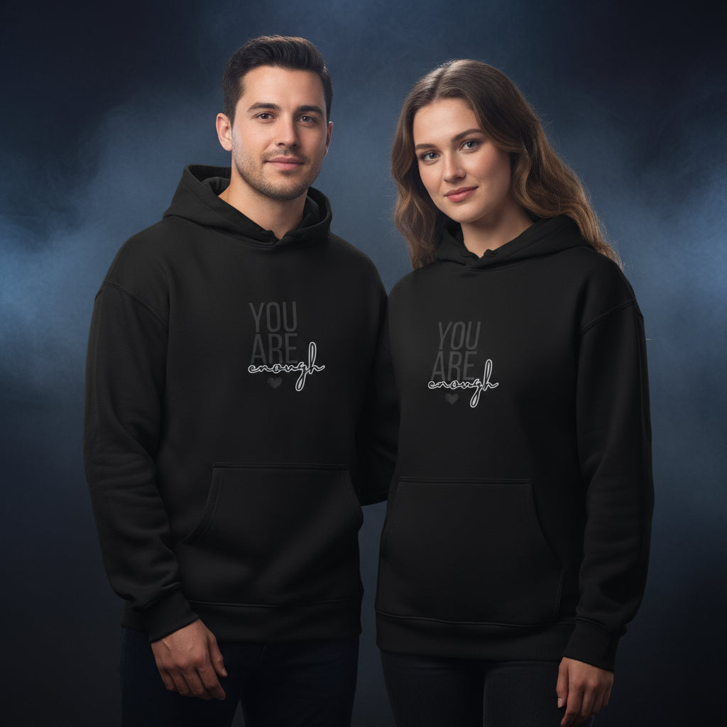 Unisex Organic Relaxed Hoodie – You Are Enough