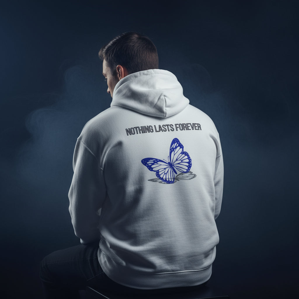 “Nothing lasts forever” Butterfly Hoodie