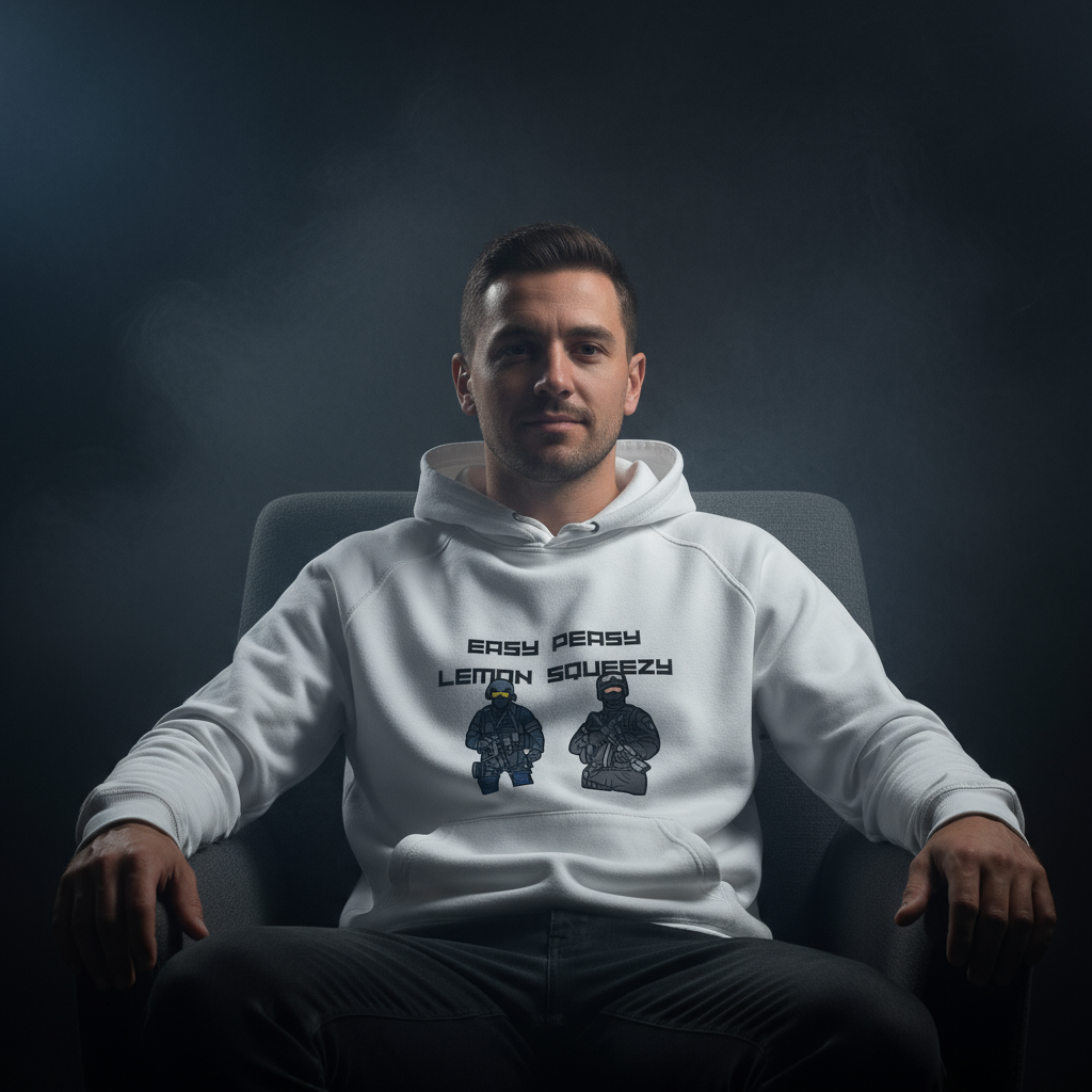 “Easy Peasy Lemon Squeezy” Unisex Organic Side Pocket Hoodie – CS:GO Duo