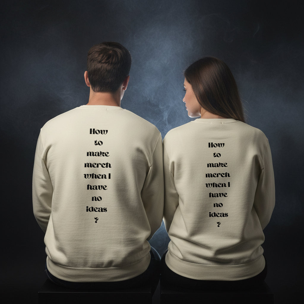 Unisex Premium Sweatshirt "How to make merch?"