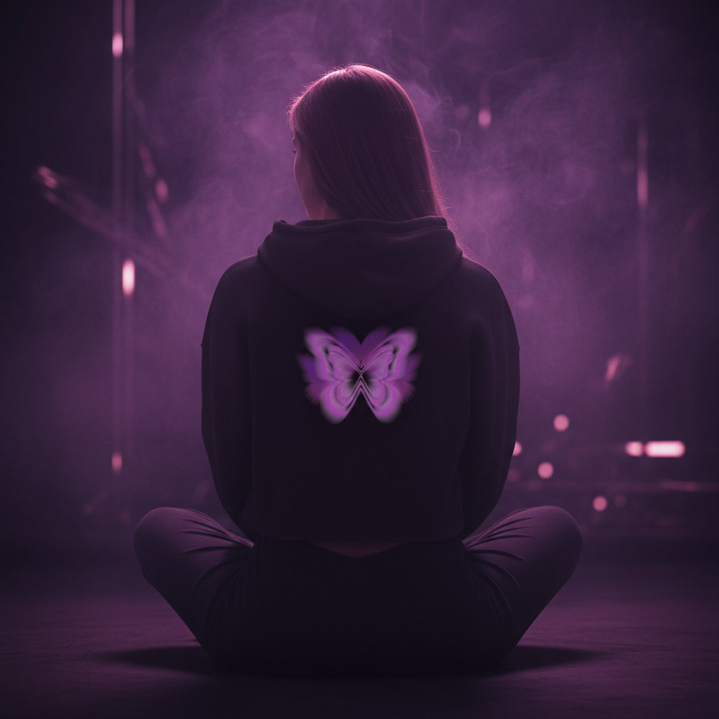 Butterfly Crop Hoodie