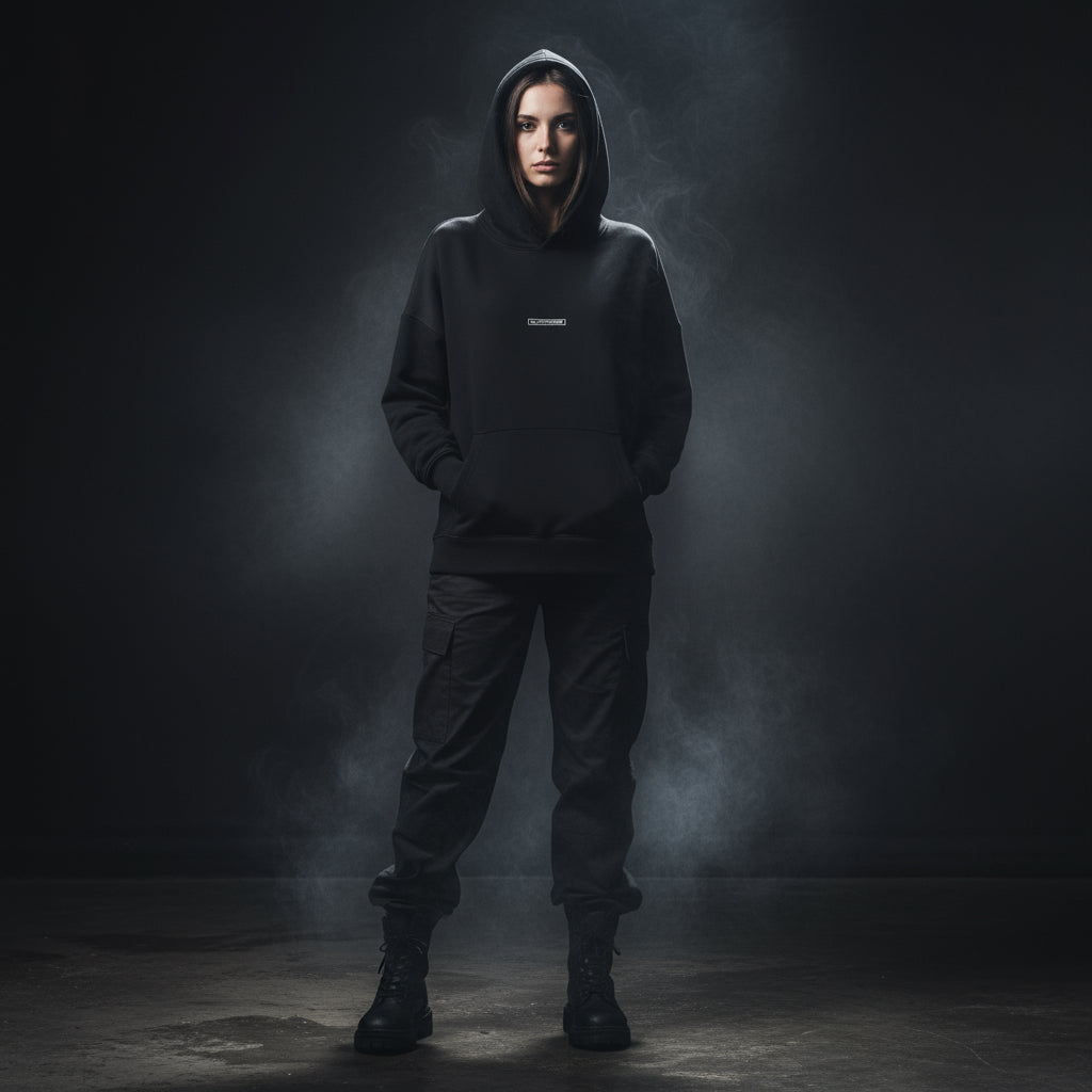 Women’s Organic Mid-Weight Hoodie – Glitchcore